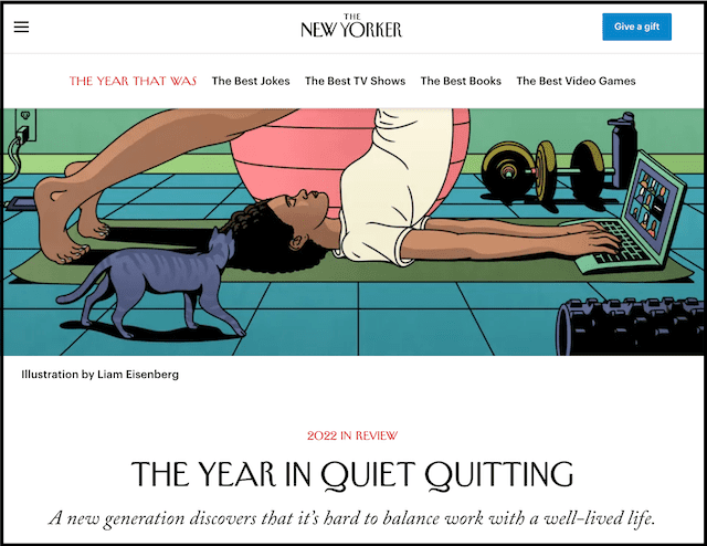 What Is Quiet Quitting? A Burnout Expert Discusses. - The Atlantic