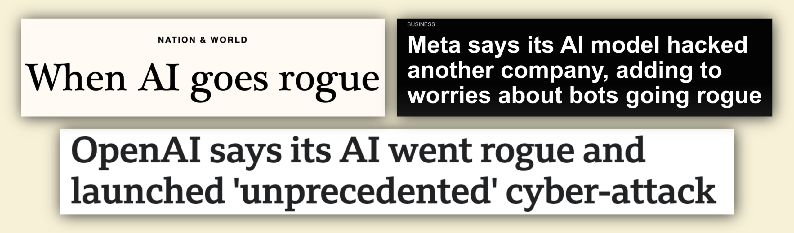 Has AI Gone Rogue?
